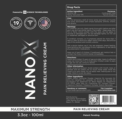 Label (Nanox   Label   100ml)